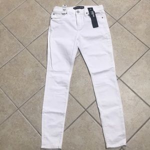 NWT Express Jean leggings white Sz 4R